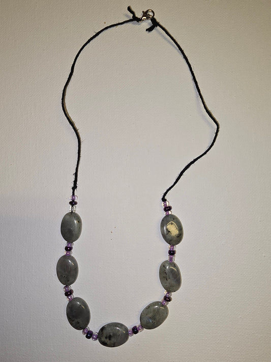 Labradorite Bead Necklace